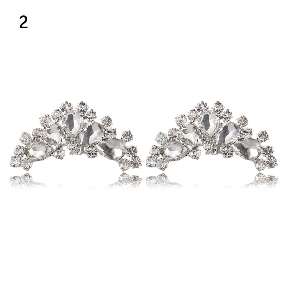 2 шт. Аксессуары для обуви Свадебные Жемчужные Зажимы-Клипсы для Обуви Шарм Пряжка Свадебные Украшения для Обуви Блестящие Декоративные Клипсы