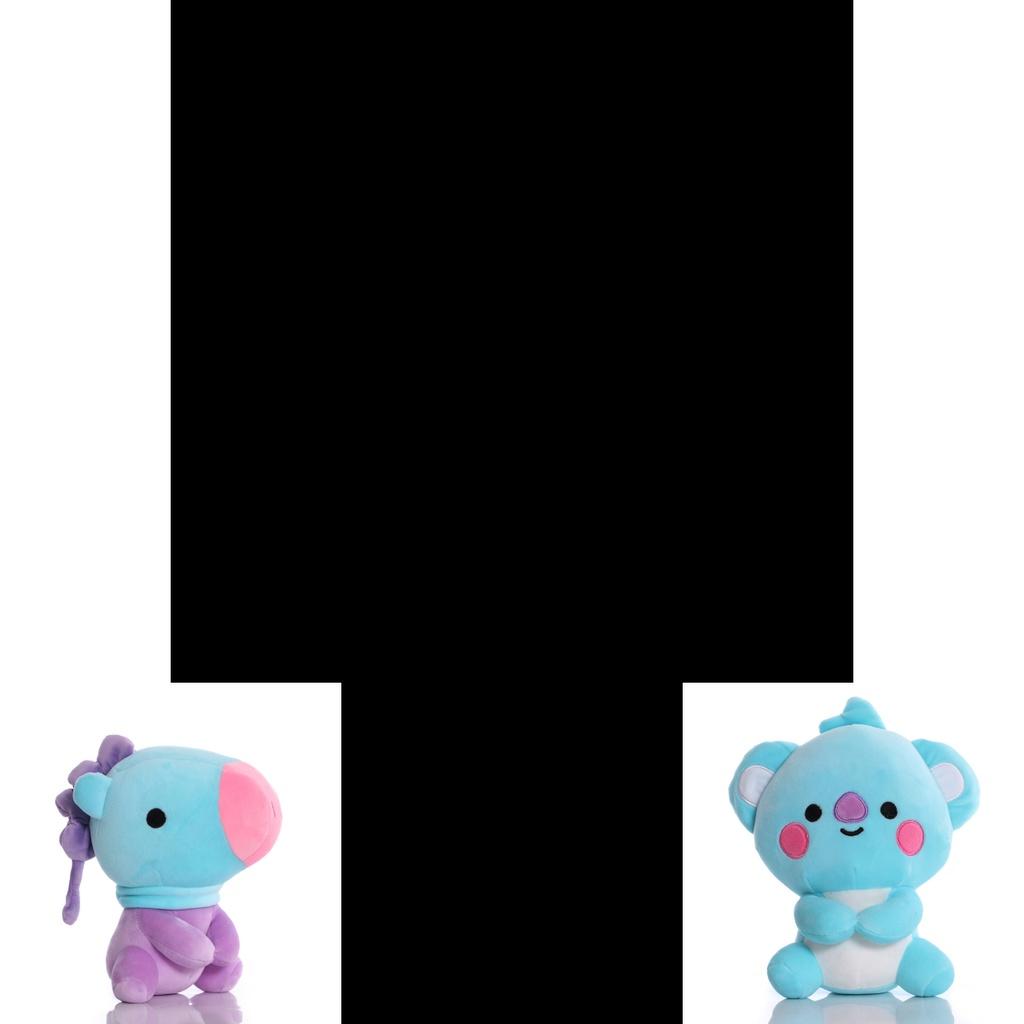 Adorable Kpop Bts Bt21 Seated Doll Plush Toy Collection Featuring Tata Cooky Chimmy Koya Shooky Mang