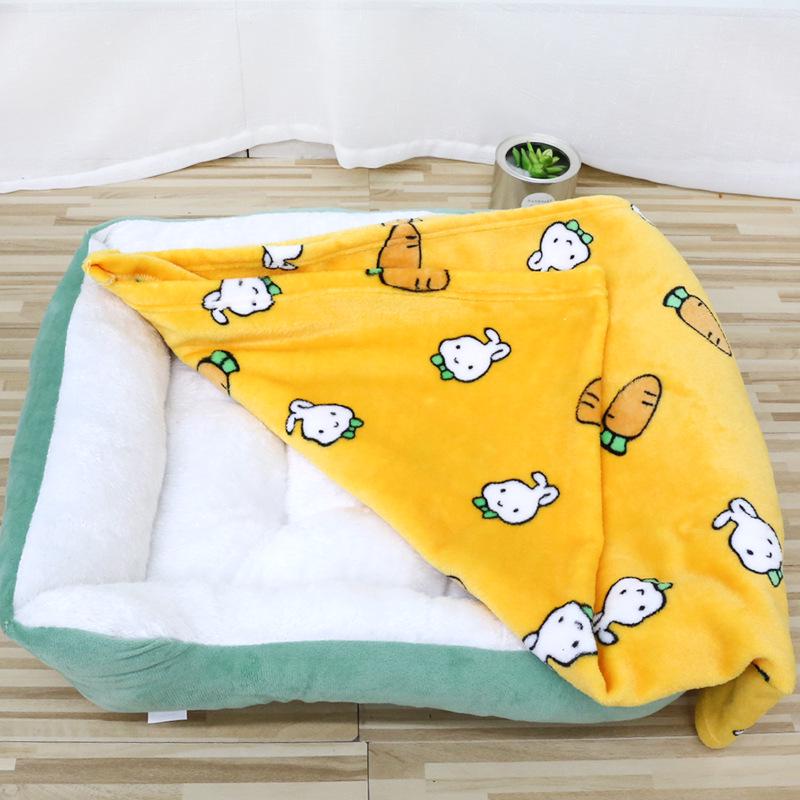 Double-Sided Fleece Blanket for Small/Medium Dogs & Cats - Cozy & Warm