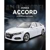 1/24 Honda Accord Limousine Sound & Light Alloy Metal Diecast Car Model Computer Host DIY Product Gift Box for Boyfriend Holiday