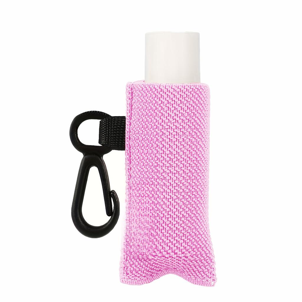 Elastischer Lippenstifthalter Schlüsselanhänger Clip-On Lippenpflegestift Organizer Lippenbalsam Etui Schlüsselanhänger Reise Geschenk für Frauen Mädchen