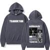 Arman Tsarukyan Ahalkalakets Regali per Fan Felpe Moda Donna Violenza Estetica Felpe con Cappuccio Casual Oversize Felpa