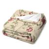 Laura Ashley Flowers Brids Throw Blanket Heavy Luxury St Thermal Blankets