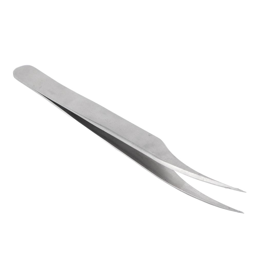 Nail Tweezers Multifunctional Stainless Steel Tip Curved Tweezers for Nail Art Tool