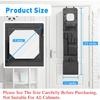 Tiga Hanging Locker Organizer with Acrylic Soft Mirror - 11’’ W x52’’ H - 600D Oxford Cloth Heavy Fabric - Police Locker Organizer - Work