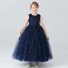 Girls Kids Puffy Princess Dress Wedding Party Performance Flower Girl Dress