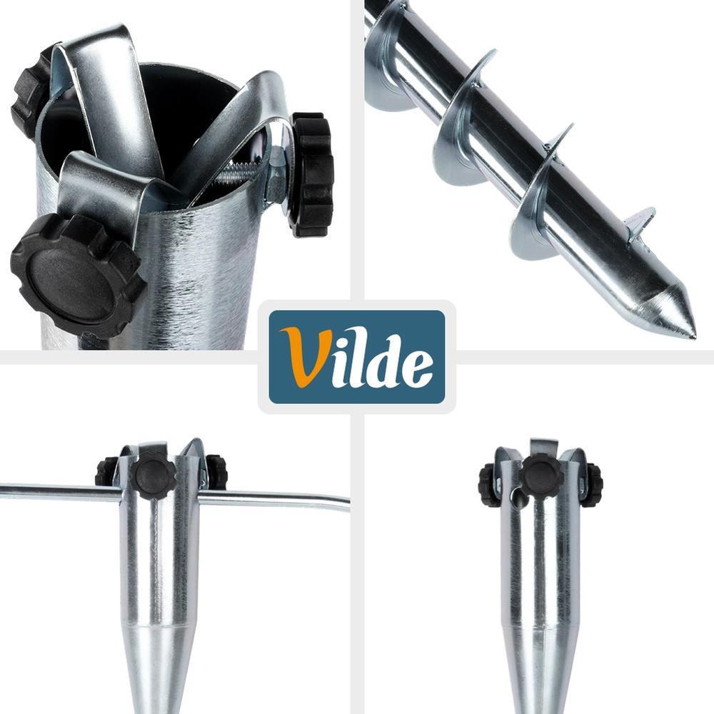 Screw-in Metal Beach Garden Garden Umbrella Stand Beach Garden