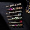 Upscale Luxurious Crystal Zircon Hair Clip Temperament Elegant Wild Hair Pins Leisure Prom Street Beat Personality Retro Hair