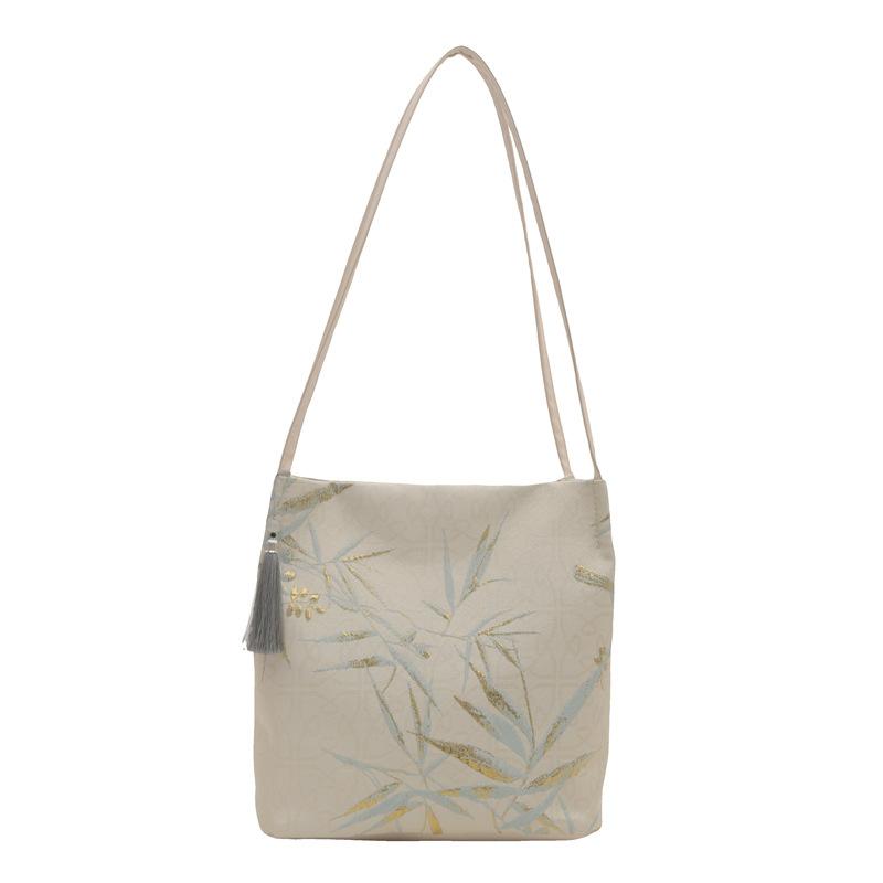 Bag Women's Autumn New Niche Casual Shoulder Bag Simple and Beautiful Bucket Bag