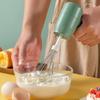 Electric Egg Whisk Whisk Portable Mini Electric Mixer Stand Base Mixer Type-C Charging Handheld Egg Whisk Beater 3-Speed Control