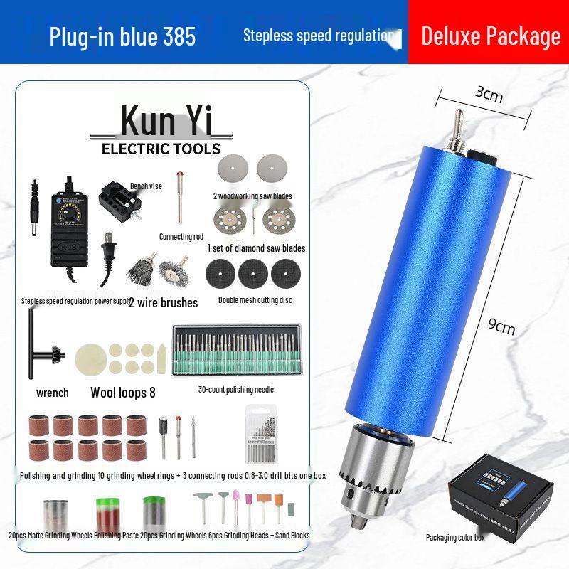 Mini Variable Speed Electric Drill and Grinder for DIY Pearl Hole Punching