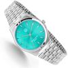 Pogseubagenwachi Volkswagen Mint Silver White Metal Wristwatch