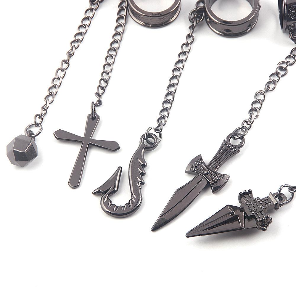 Anime Hunter x Hunter Náramek Jack Kurapika Pětiprstý Řetízkový Prsten Cosplay Druhý Rozměr Unisex Doplňky Šperky Dárek