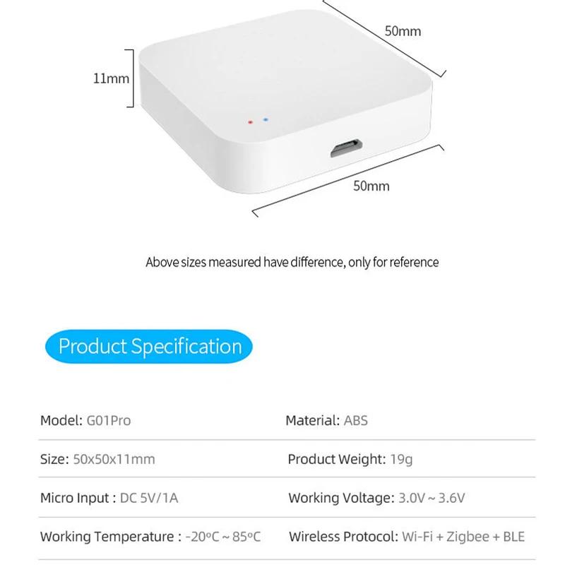 Tuya Multi Mode Zigbee BT Wireless Hub Gateway Smart Home Appliances Remote Controller Bridge Support Alexa Google Home