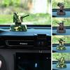 Solar Powered Rotating CIWS Model Car Air Freshener, Cool Style Automatic Car Perfume Decor, Novelty Gift for Men W3J4