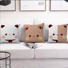 Cartoon Cute Bubu Dudu Face cushion cover Pillow Cover Decoration Room Home Sofa living Office Car Nordic Simplicity