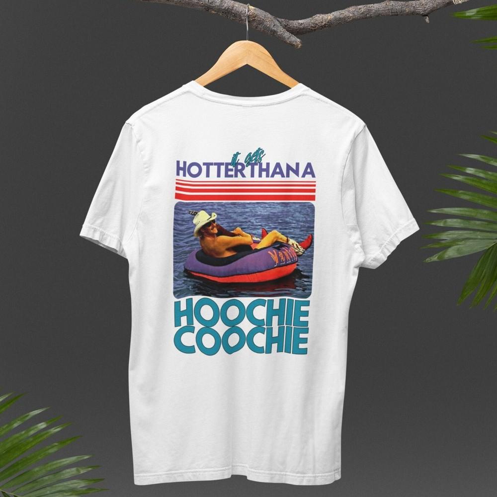 Horkější než Hoochie Coochie Tričko, Fanouškovské tričko country hudby Alana Jacksona S-5XL Unisex Tričko