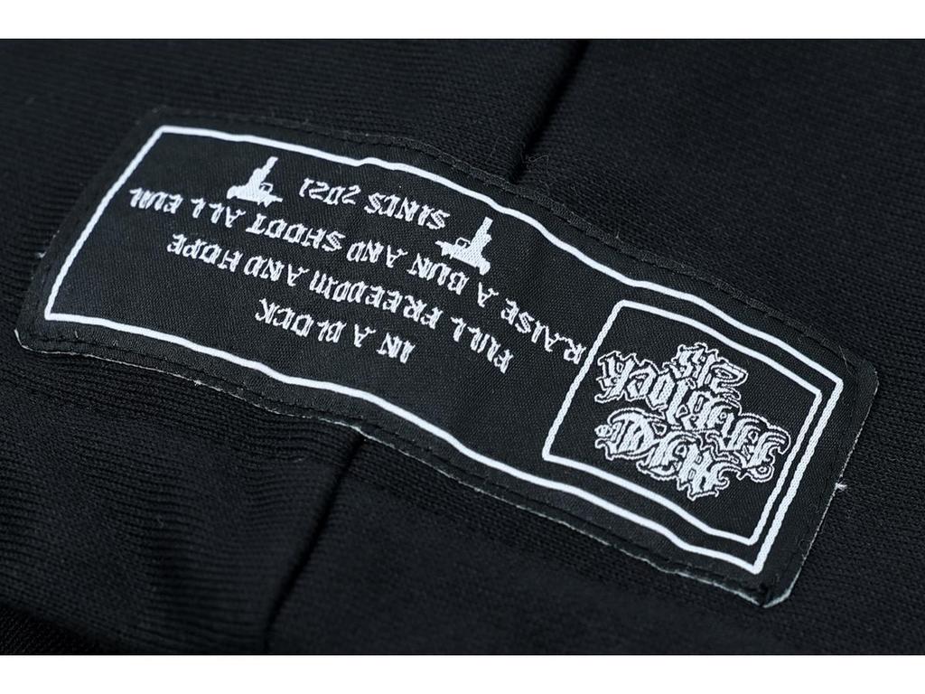 Chicano Lockere Passform Schwer Bestickter Floraler Frottee-Hoodie für Herbst & Winter