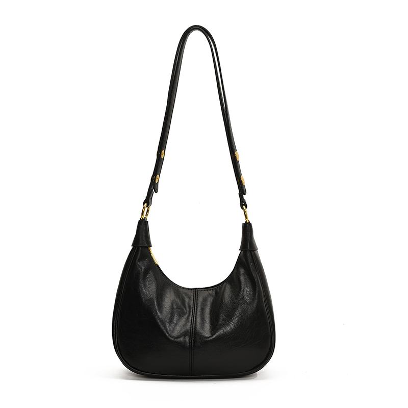 

High quality PU Leather Commuter Tote Bags Simple Ladies Soft Cowhide Tote Shoulder Handbag Large Capacity Women Bucket Bags New чёрный