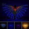 Équipement de Danse Visuel Immersif Ailes de Ventre Lumineuses LED pour Adultes Enfants, Accessoires de Costume d'Halloween Lumineux Polyester Flexible avec