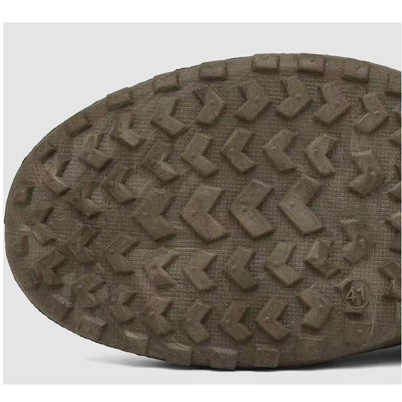 Casual Men's High Top Workwear Shoes, Dirt Resistant and Waterproof Boots, Retro Suede Men's Boots