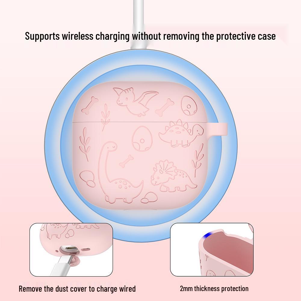 4th Gen AirPods Protective Silicone Case - Solid Color, Cute, Soft Shell for AirPods Pro 3