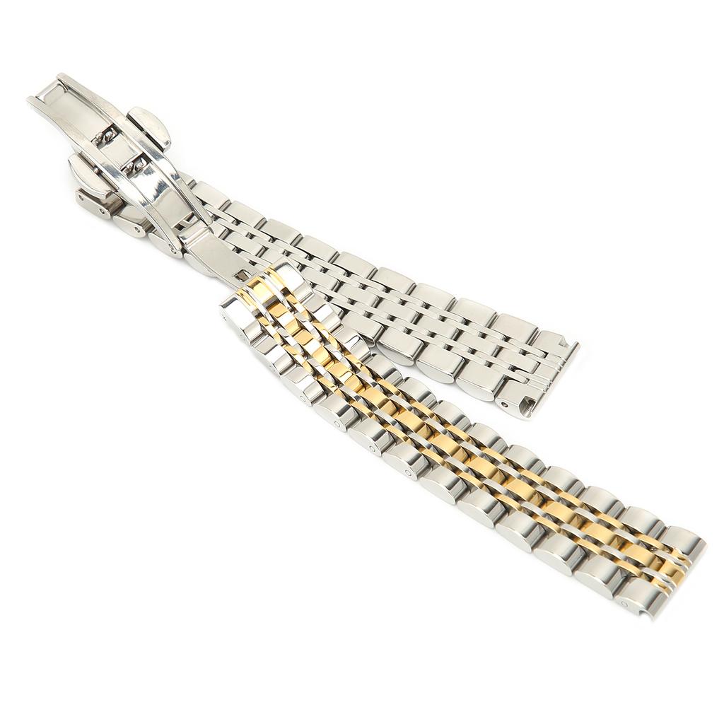 Professional Replacement Watch Band Length Adjustable Watch Strap Accessory Parts Golden16mm   0.63in