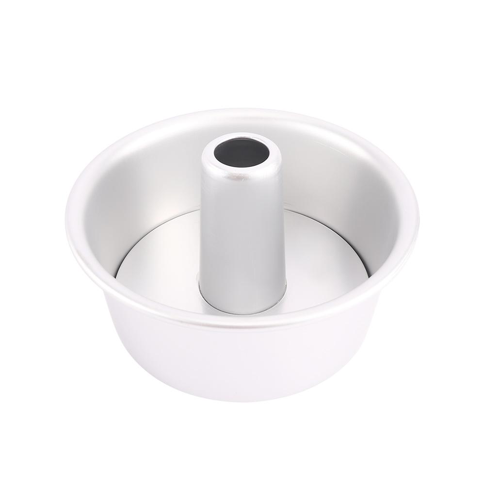 

6/8-дюймовая круглая форма из алюминиевого сплава для шифонового пирога, форма для пирога «Ангельский бисквит», форма для выпечки со съемным дном