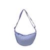 2025 summer new messenger bag women's daily fashion casual versatile shoulder bag plaid dumpling bag