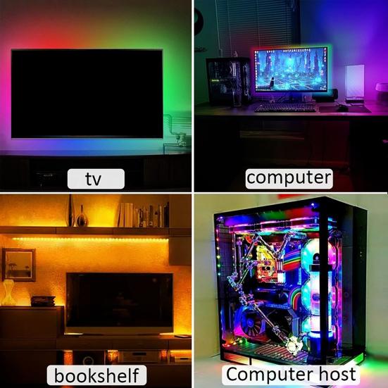 Strip Light LED Adjustable Long Standby Safe Flexible Time Improve Ambience High Brightness