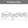 Clear Acrylic Quilting Rulers Wavy Quilting Templates for Sewing Quilters Rulers Wavy Quilting Templates for Patchwork