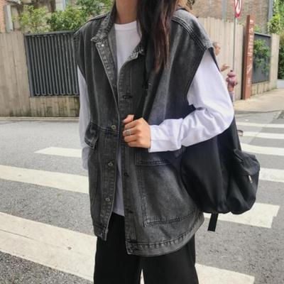 New ArrivalS Open Run Borani Women S overSized Black Denim veSt
