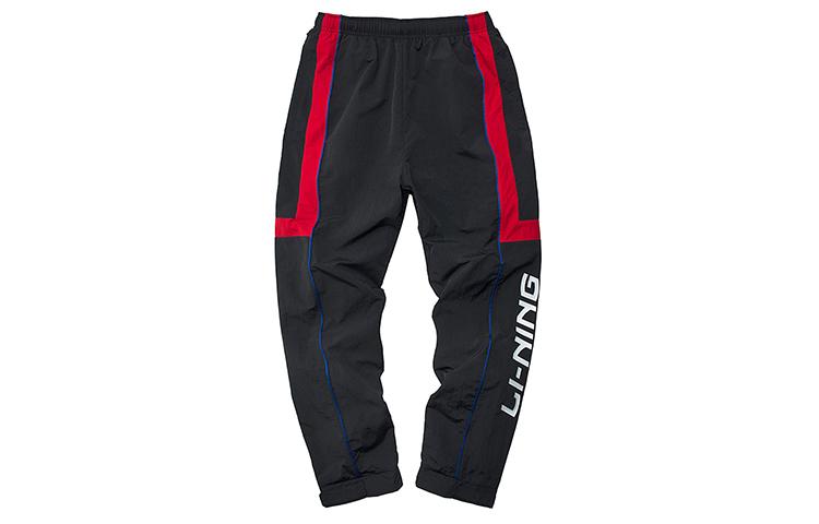 Li Ning Paris Fashion Week Collection Sports Pants Unisex Standard Black Moderate AKXP021-2 L