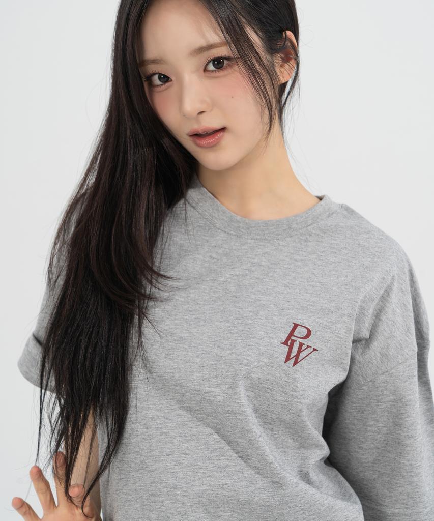 Peijeuhwaiteu [Phase_1] Pw Logo Tee_Melange / 8802026-St09