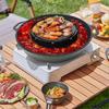 2 In 1 Frying Pan Non-Stick Shabu Pot And Griddle Bbq Shabu Shabu Pot With Grill