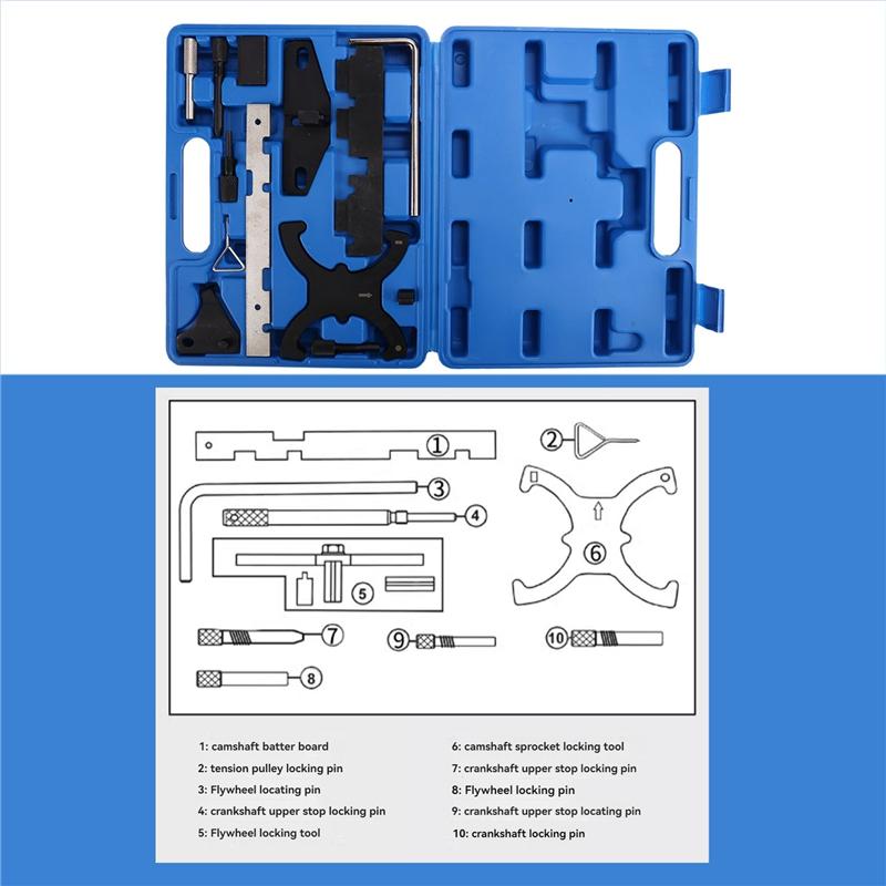 A16P-Engine Camshaft Timing Locking Tool Kit 303-393 For Ford Focus Fiesta Mazda Fusion VCT Ecoboost 1.5 1.6