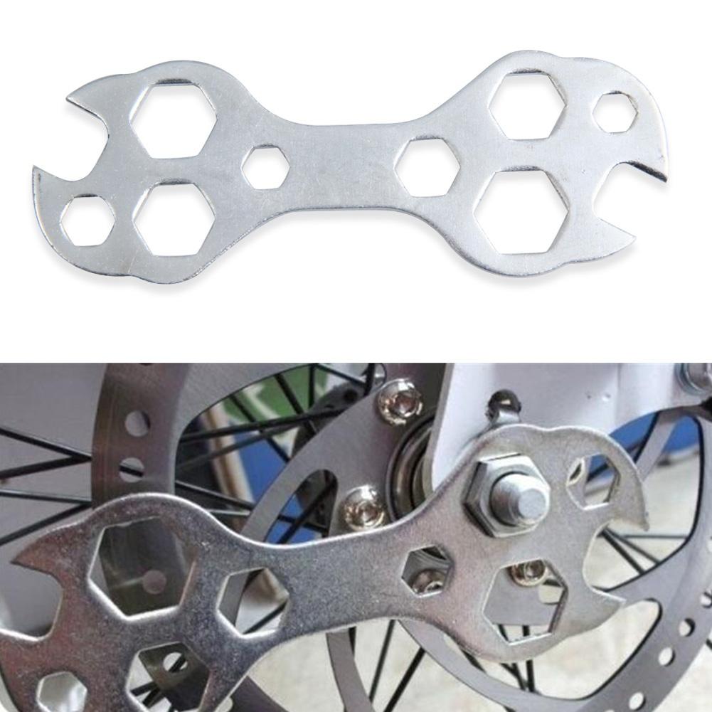 

Универсальный ключ Torx с двойной головкой, регулируемый гаечный ключ с храповым механизмом 8–22 мм для велосипеда Pack of 1-Wrench A серебряный