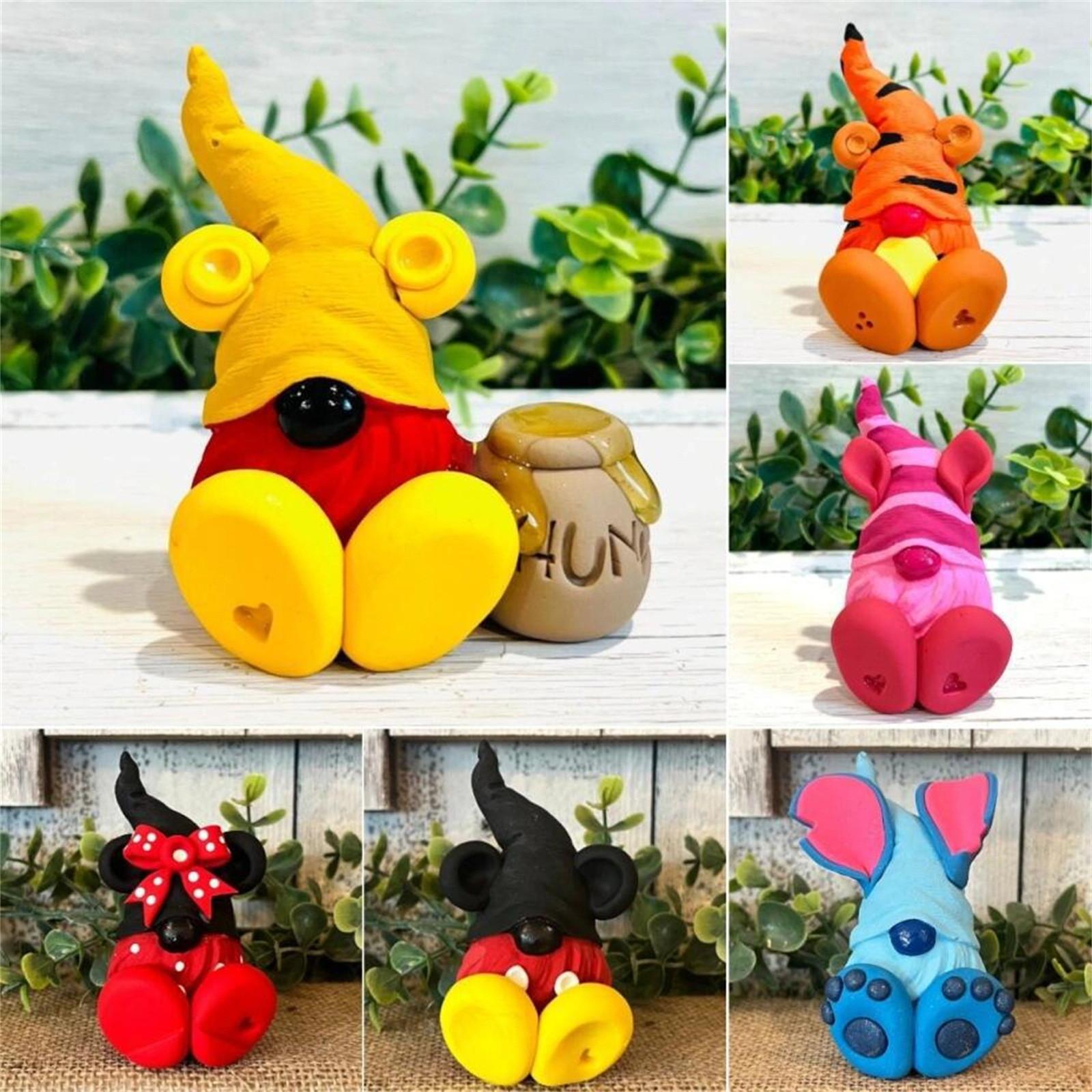 

Набор гномов в подарок детям. Карликовые украшения: нежный дизайн, более реалистичный, изысканный орнамент