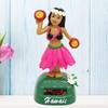 Solar Dancing Figure Toy Hawaii Girl Dashboard Hawaii Dancing Girl Car Dashboard Decorations Hawaiian Shaking Head Dancer