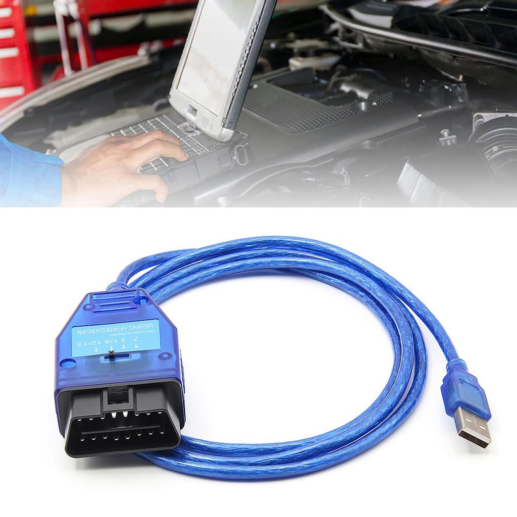 FT232RL Chip For 409 KKL Chip OBD2 Auto Car Diagnostic Cable Car Scanner Tool 4 Way Switches USB Interfaces