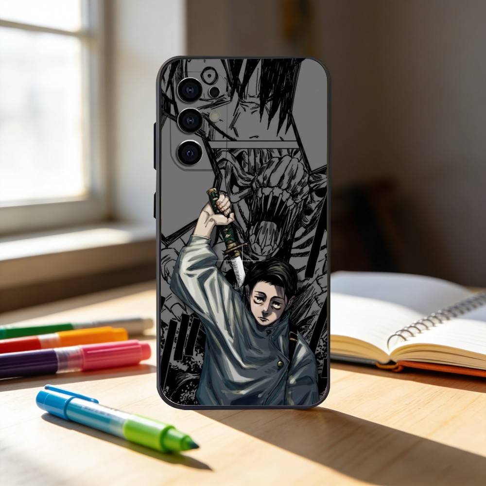 Okkotsu Yuta Jujutsu K-Kaisen Phone Case For Samsung S25,S24,S21,S22,S23,S30,Ultra,S20,Plus,Fe,Note,10,9,5G Black Cover