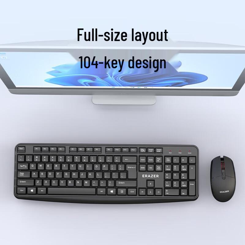 Lenovo KM101 Wireless Keyboard and Mouse Combo
