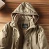Men's Outdoor Waterproof Windproof Fleece-Lined Mountaineering Jacket