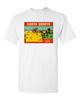 Retro Travel Tee T Shirt Vtg Art Souvenir North Dakota Hunting State Tourist