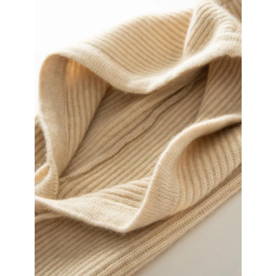 Wol Kasjmier Gebreide Capuchonmuts Sjaal Elegante Hoeden Mutsen Dames Heren Winter Nekverwarming Balaclava Hoofddeksels Petten Unisex 4 Nieuwe Kleuren