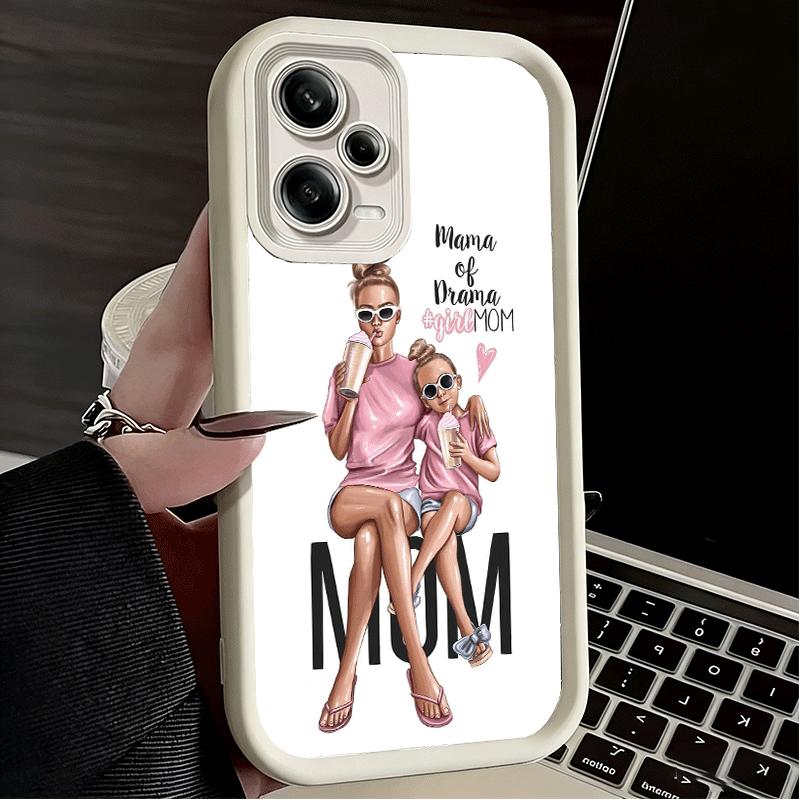 Phone Case for Xiaomi Redmi Note 15 14 13 Pro Plus Baby Mom Girls Shell 12S 11 11S 11T 5G 14S Soft Silicone Funda