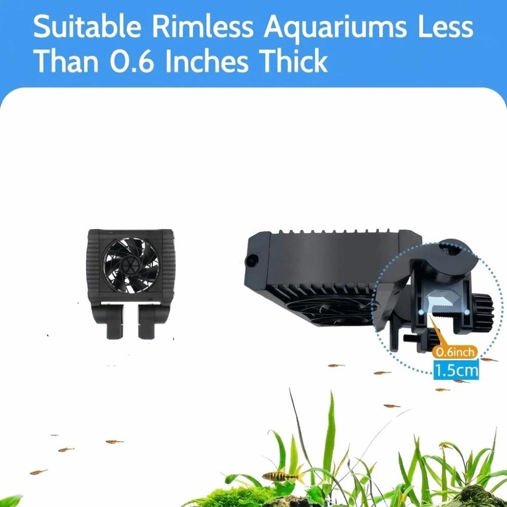 Adjustable Wind Speed Fish Tank Cooling Fan Wall Mounted Aquarium External Fan Shrimp Tank