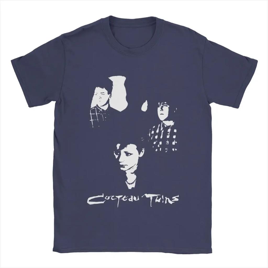 Women Unisex Cocteau Twins T Shirts Pure Cotton Tops Fun Short Sleeve Round Collar Tee Shirt Plus Size TShirts