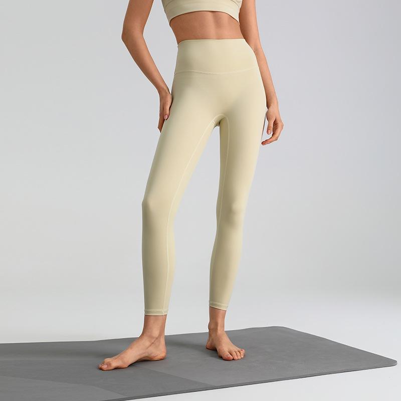 High-Waist Yoga-Leggings mit Schnelltrocknung und Unsichtbarer Naht für Damen