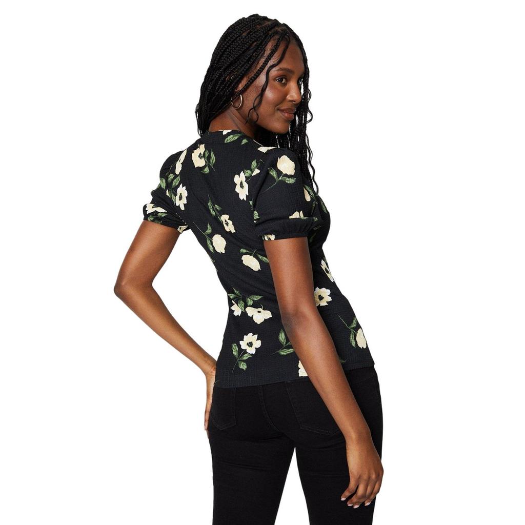 Dorothy Perkins Womens/Ladies Keyhole Puff Sleeve Top